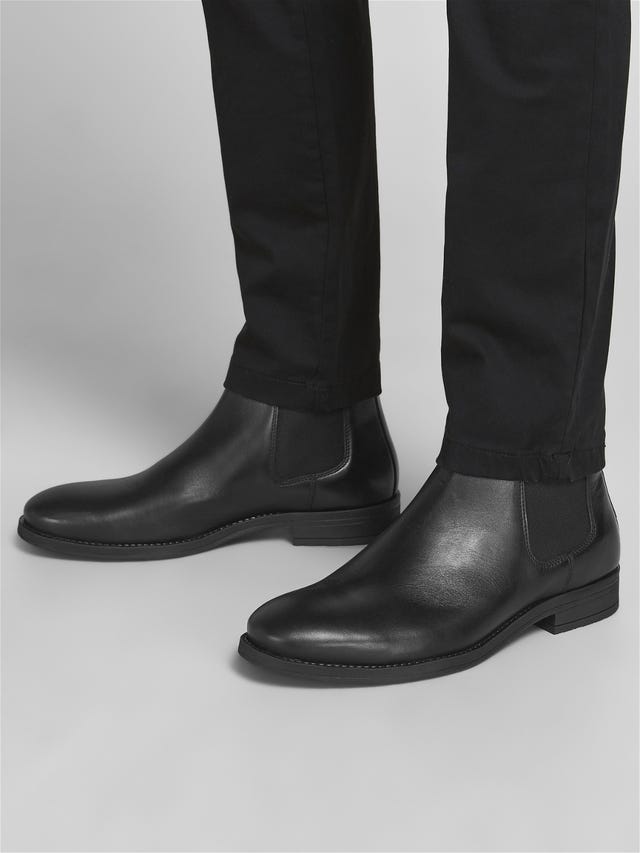 Jack & Jones Leather Chelsea boots - 12192758