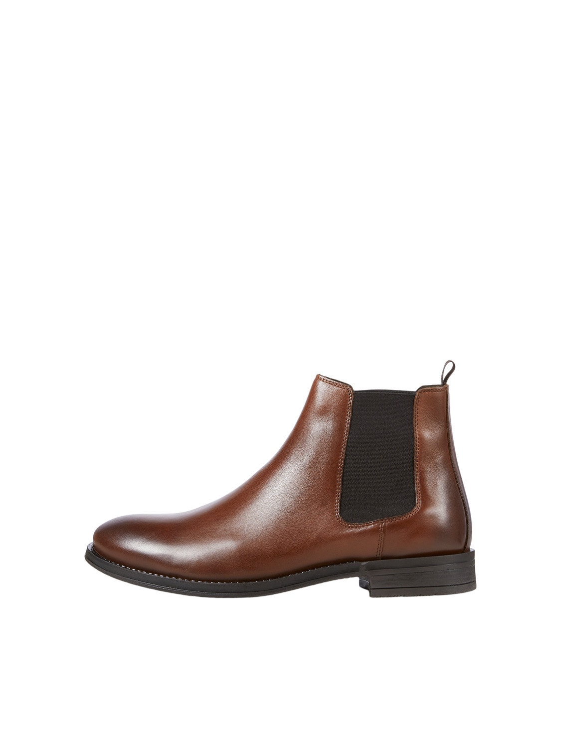 Jack & Jones Leren Chelsea boots -Cognac - 12192758