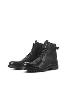 Jack & Jones Leather Boots -Anthracite - 12192762