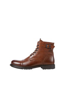 Jack & Jones Leather Boots -Cognac - 12192762