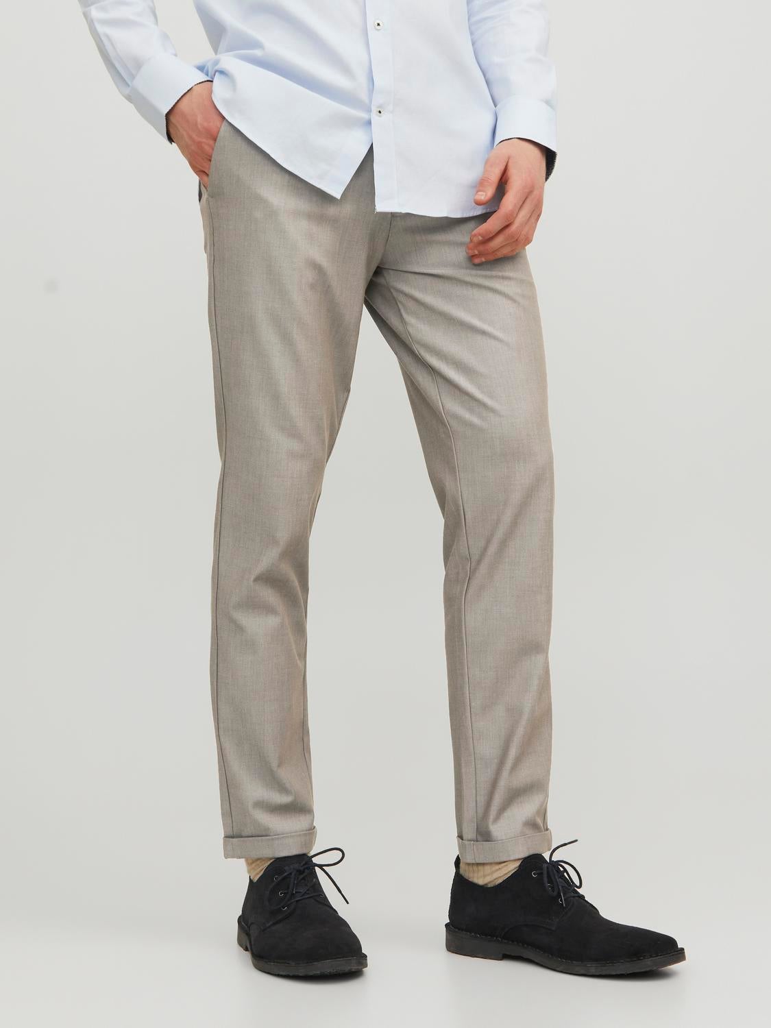 Pantalon chino a carreau homme hot sale