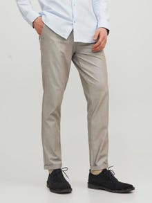Jack & Jones Slim Fit Plátěné kalhoty Chino -Beige - 12193553