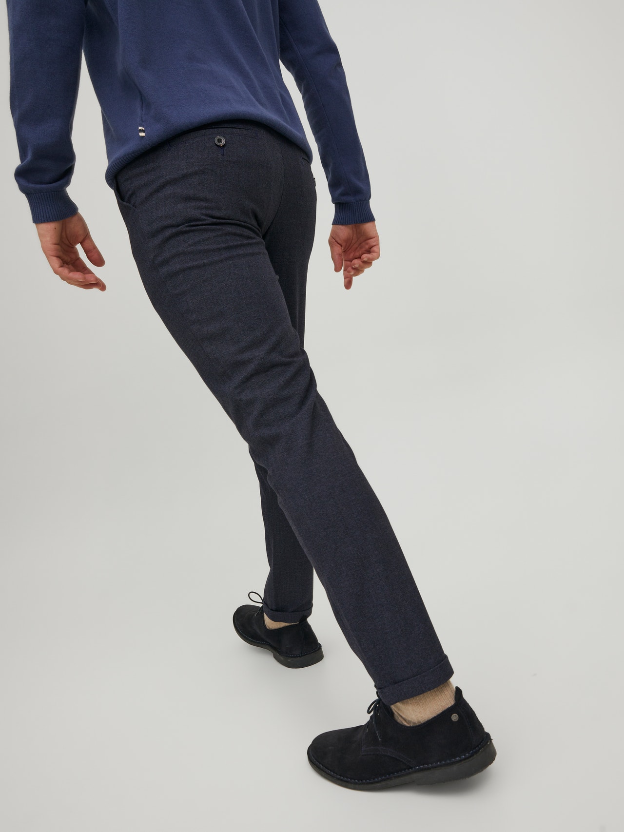 Jack & Jones Pantaloni chino Slim Fit -Navy Blazer - 12193553