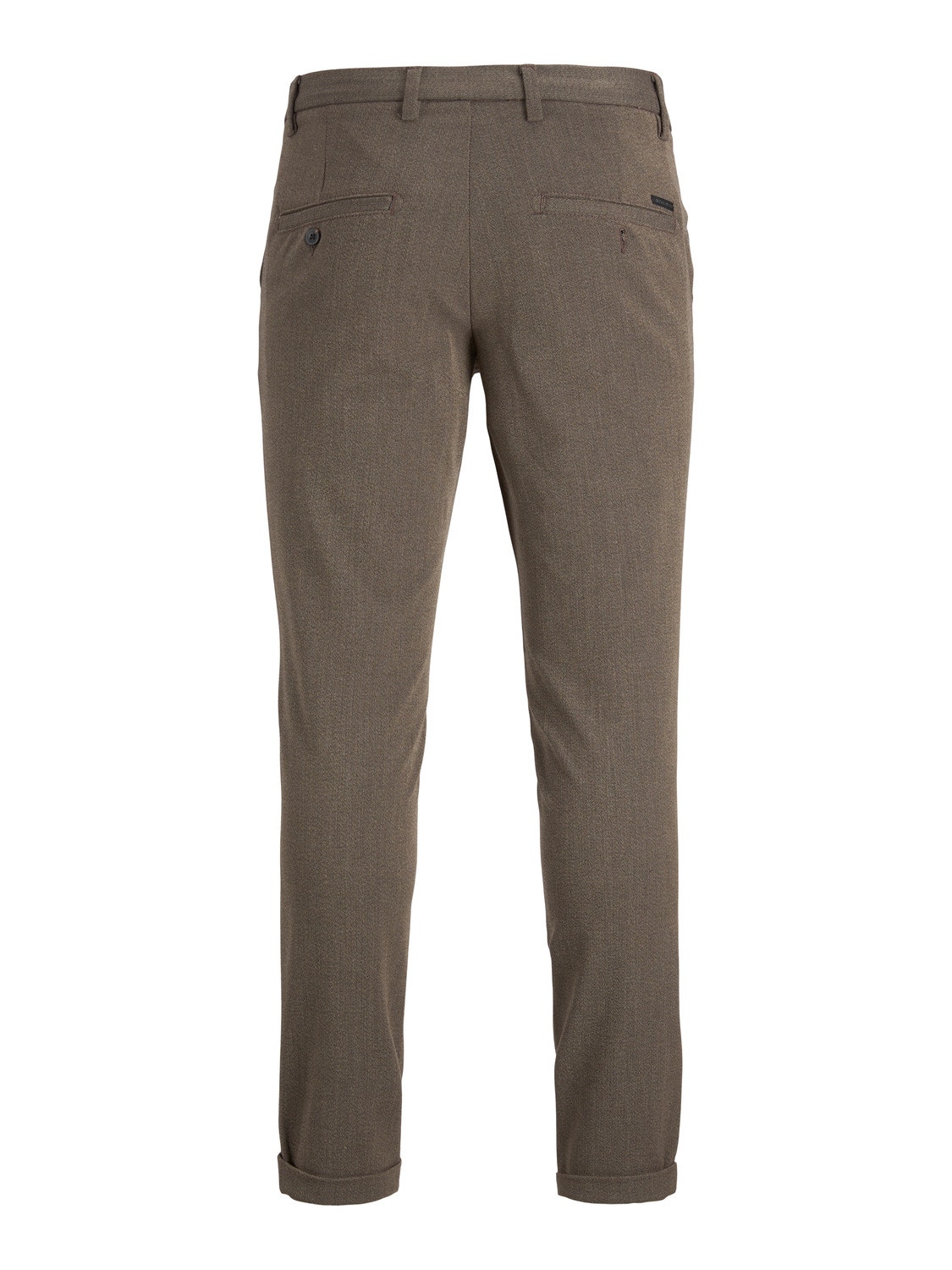 Jack & Jones Slim Fit Plátěné kalhoty Chino -Brown Stone - 12193553