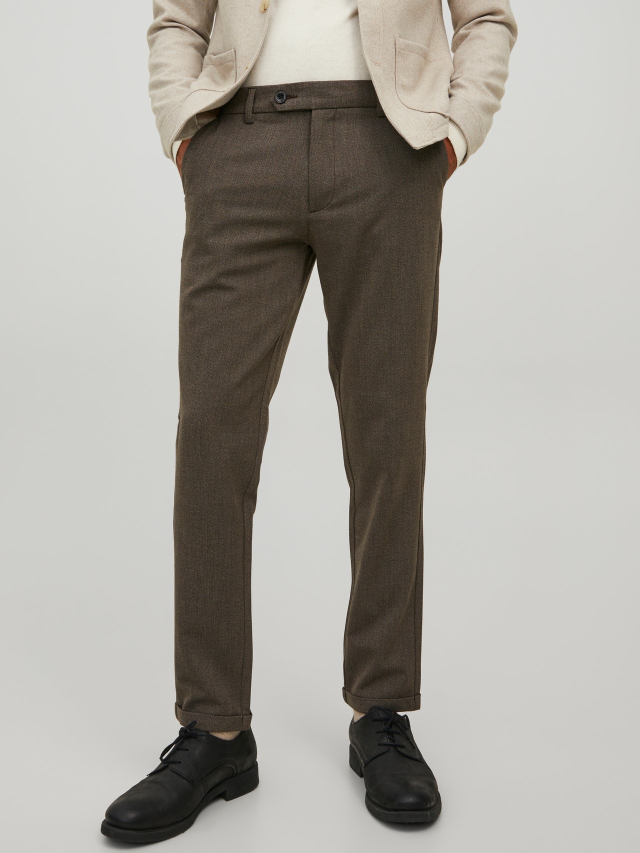 Jack & Jones Pantalones chinos Slim Fit -Brown Stone - 12193553