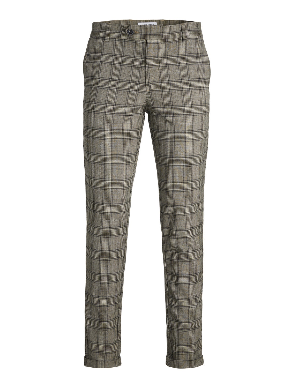 Jack & Jones Slim Fit Plátěné kalhoty Chino -Cobblestone - 12193553