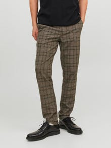 Jack & Jones Slim Fit Plátěné kalhoty Chino -Cobblestone - 12193553