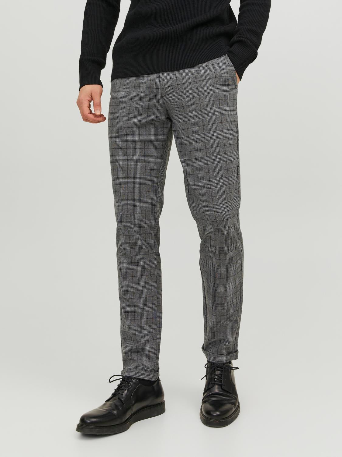 Slim Fit Chino trousers | Dark Grey | Jack & Jones®