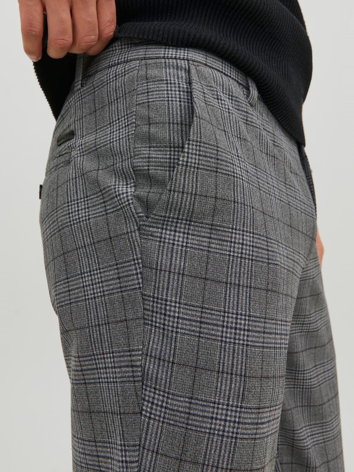 Jack & Jones Slim Fit Spodnie chino -Asphalt - 12193553