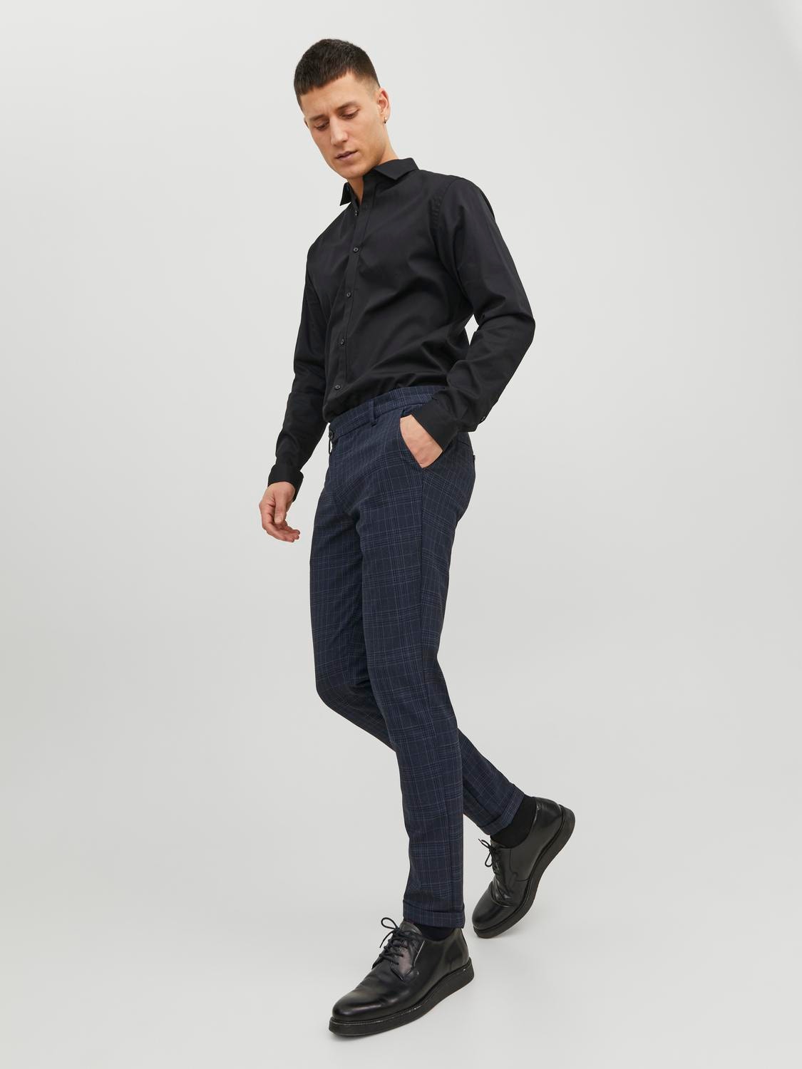Jack & Jones Slim Fit Chino trousers -Sailor blue - 12193553