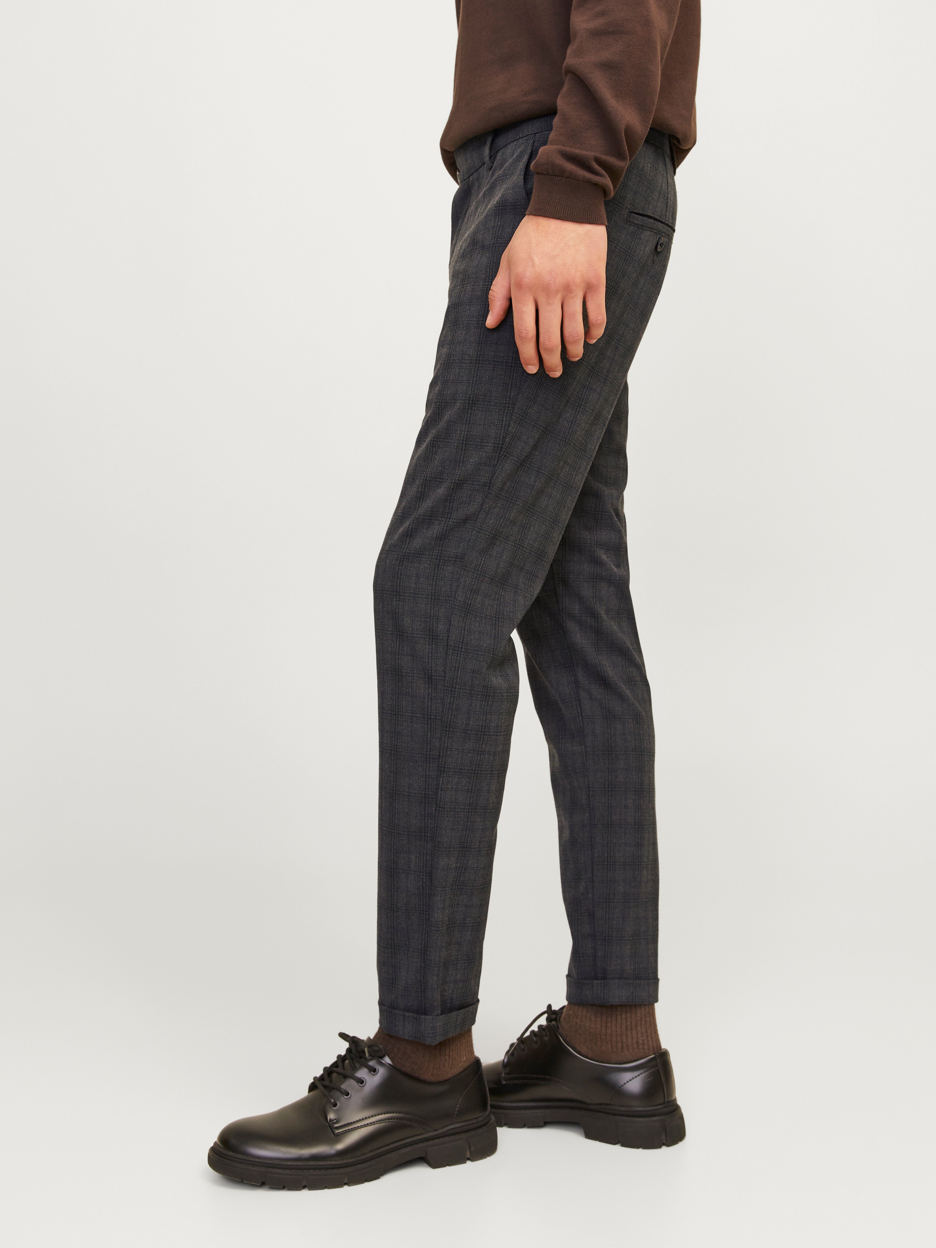 Slim Fit Klassische Hosen Schwarz Jack Jones®