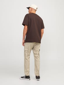Jack & Jones Slim Fit Cargo kalhoty -Crockery - 12193754