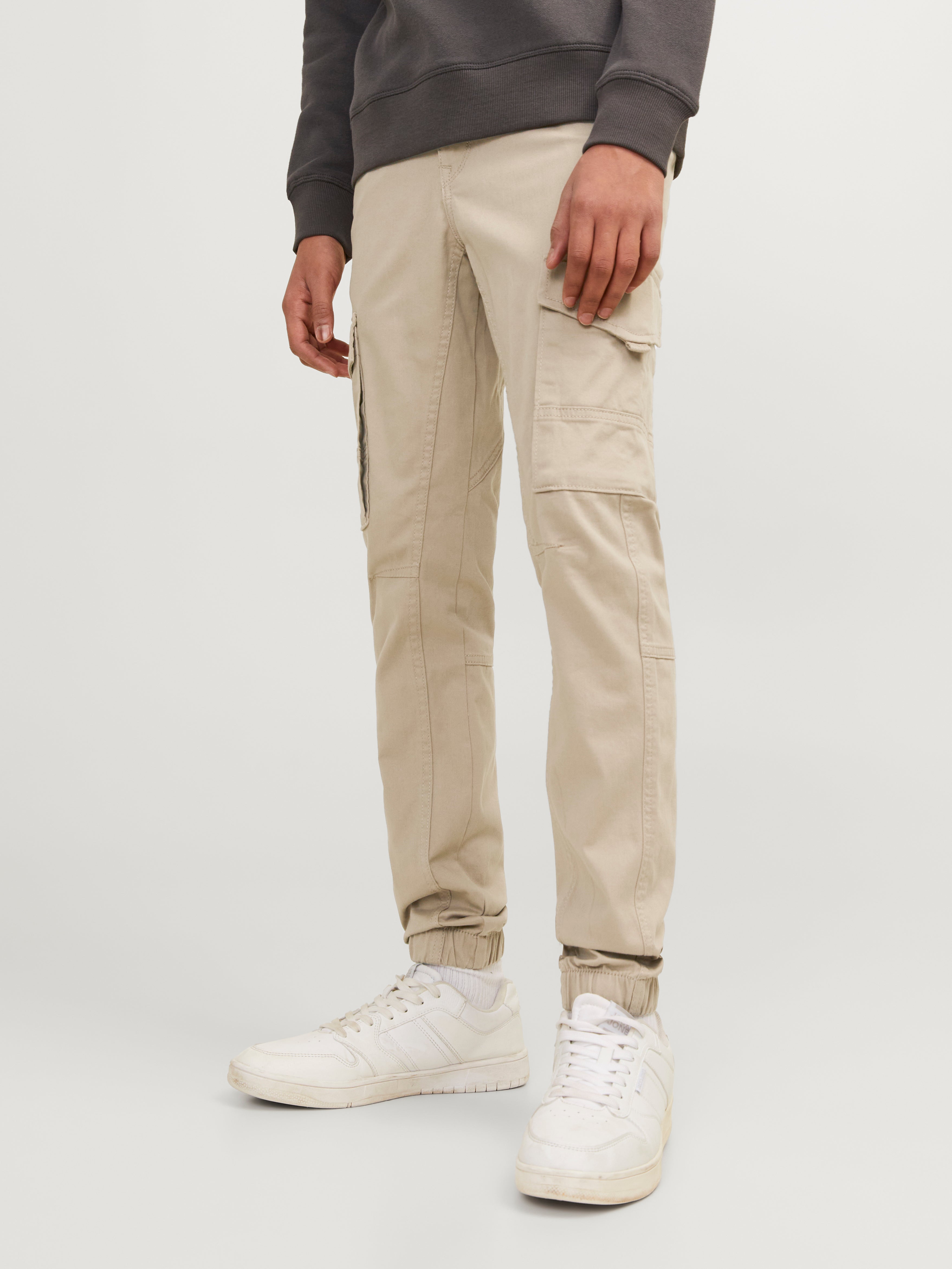 Pantalon Cargo Garçon - Tissu Doux Polyester, Coupe Décontractée | Pour école, Plein Air, Hiver | Confortable Et Pratique - 5
