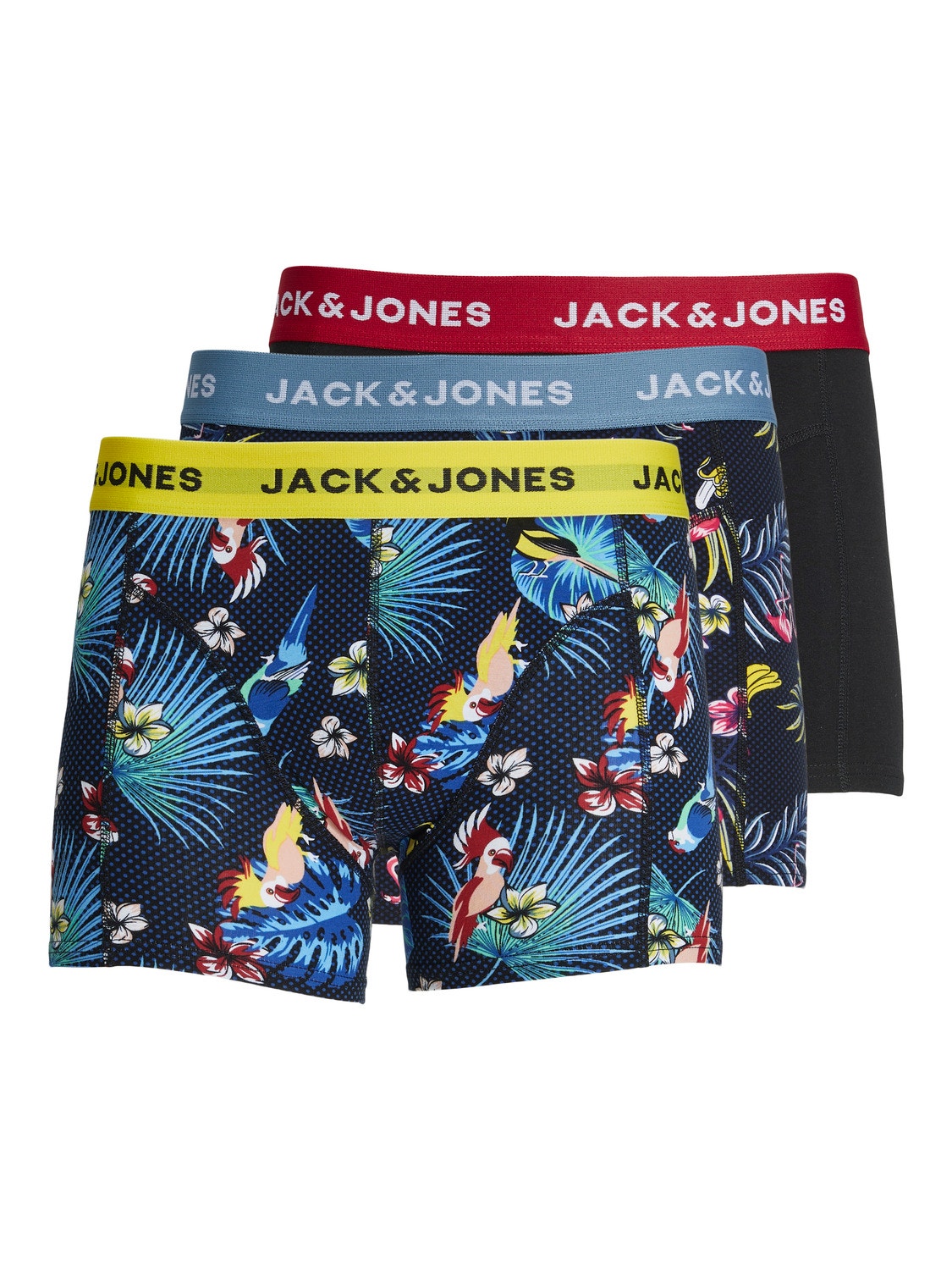 Jack & Jones 3-pak Trunks -Surf the Web - 12194104