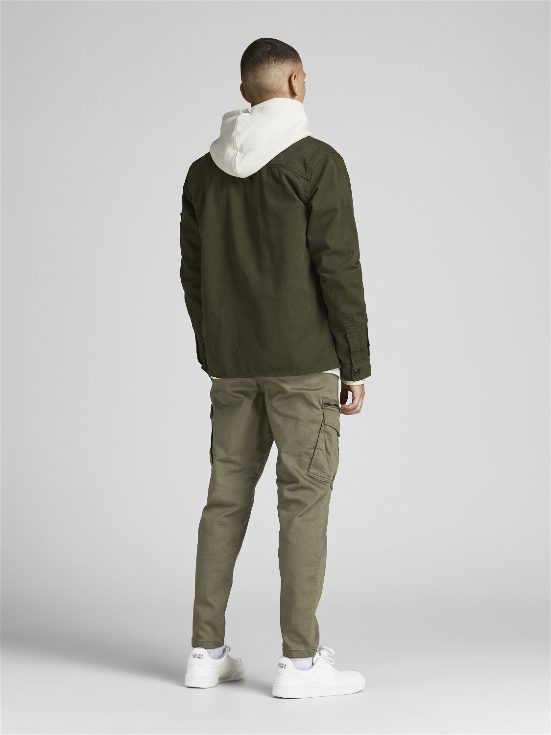 Jack & Jones Παντελόνι Tapered Fit Cargo -Dusty Olive - 12194246