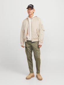 Jack & Jones Tapered Fit „Cargo“ stiliaus kelnės -Dusty Olive - 12194246