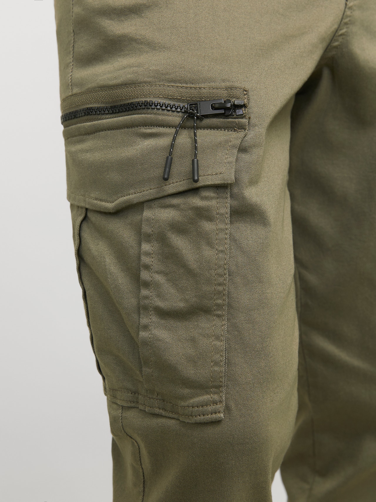 Jack & Jones Tapered Fit Cargo nadrág -Dusty Olive - 12194246