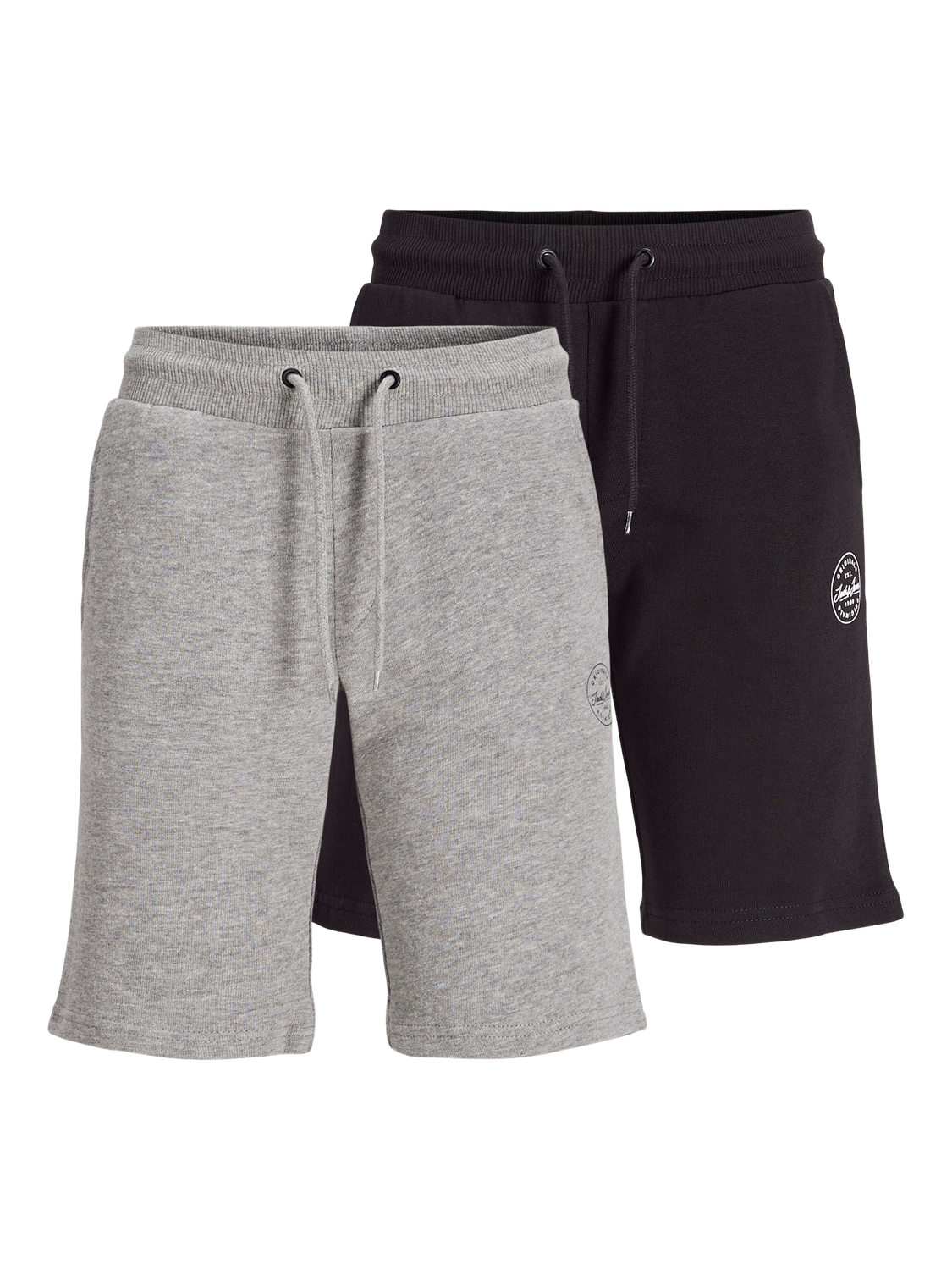 Jack & Jones 2 Regular Fit Sweat shorts Junior -Light Grey Melange - 12194697
