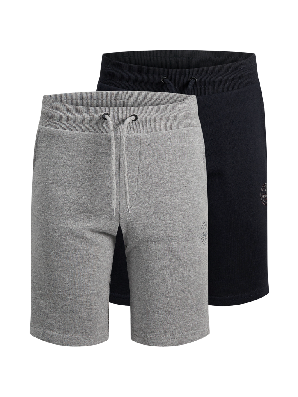 Boys 2-pack Sweat shorts | Light Grey | Jack & Jones®