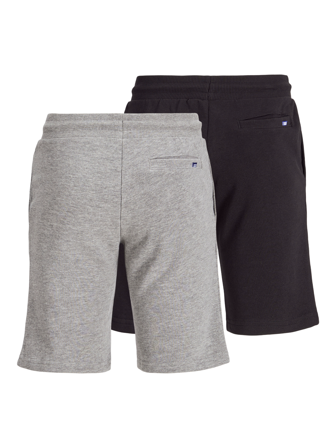 Jack & Jones 2-pack Regular Fit Sweatstof shorts Voor jongens -Light Grey Melange - 12194697