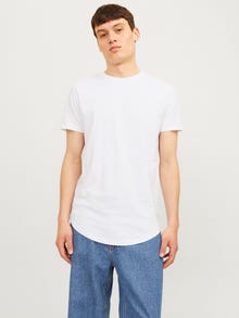 Jack & Jones 7-pakuotės Vienspalvis Marškinėliai -White - 12195439