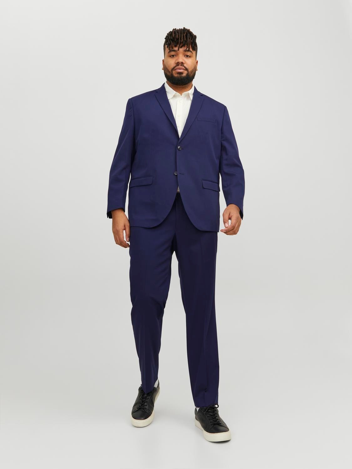 Jack & Jones Plus Size Slim Fit Suit -Medieval Blue - 12195449