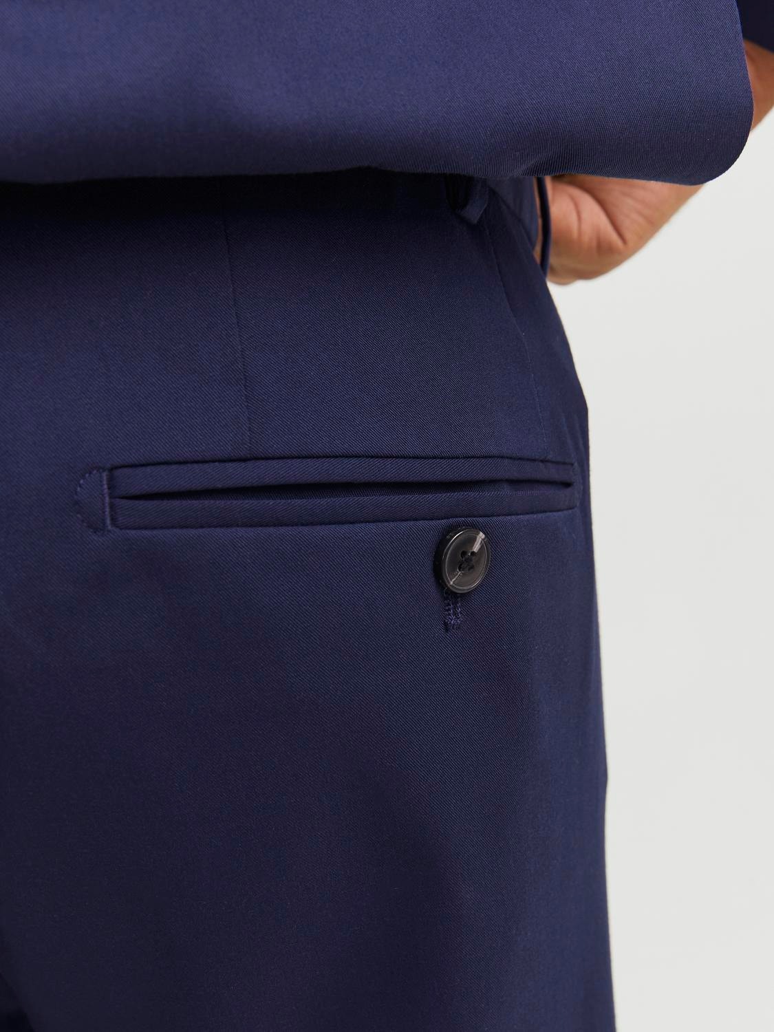 Jack & Jones Plus Size Slim Fit Anzug -Medieval Blue - 12195449