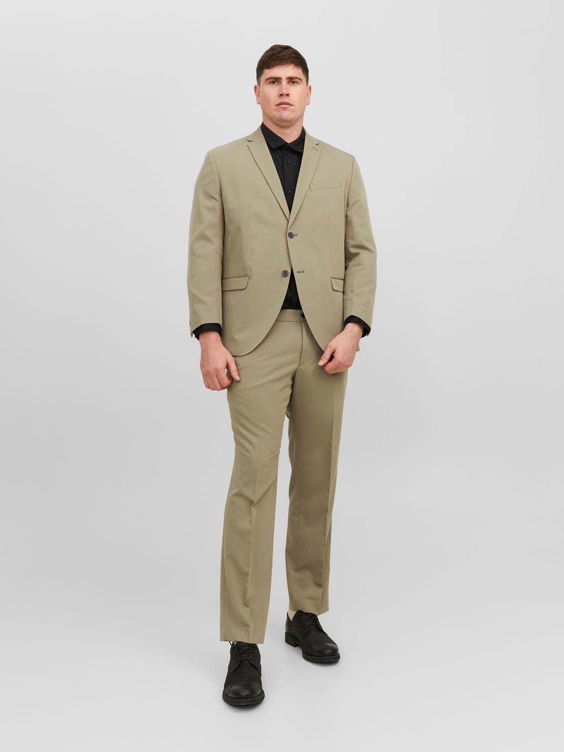 Mens plus size slim fit clearance suits