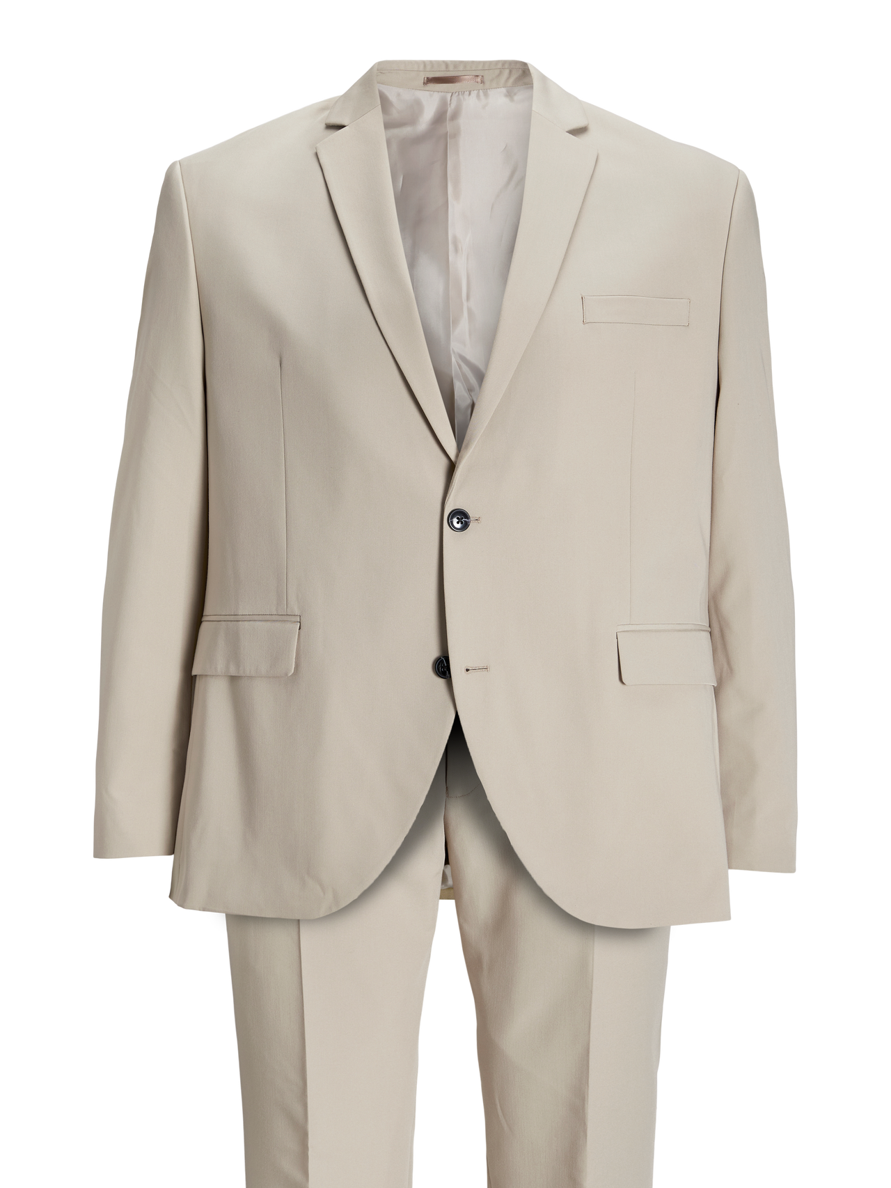 Jack & Jones Plus Size Slim Fit Suit -Pure Cashmere - 12195449