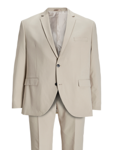 Jack & Jones Plus Size Slim Fit Suit -Pure Cashmere - 12195449