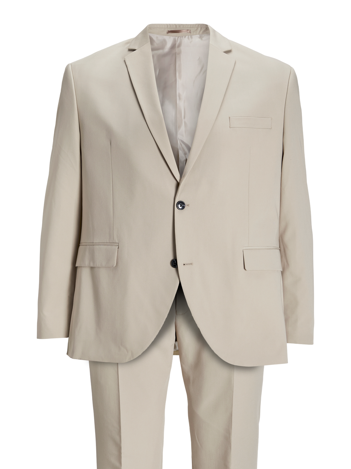 Jack & Jones Plus Slim Fit Ülikond -Pure Cashmere - 12195449