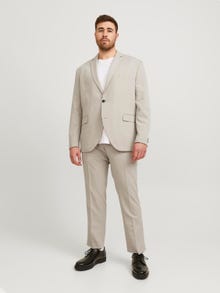 Jack & Jones Plus Size Slim Fit Garnitur -Pure Cashmere - 12195449