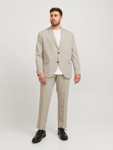 Jack & Jones Plus Size Slim Fit Kostiumas -Pure Cashmere - 12195449