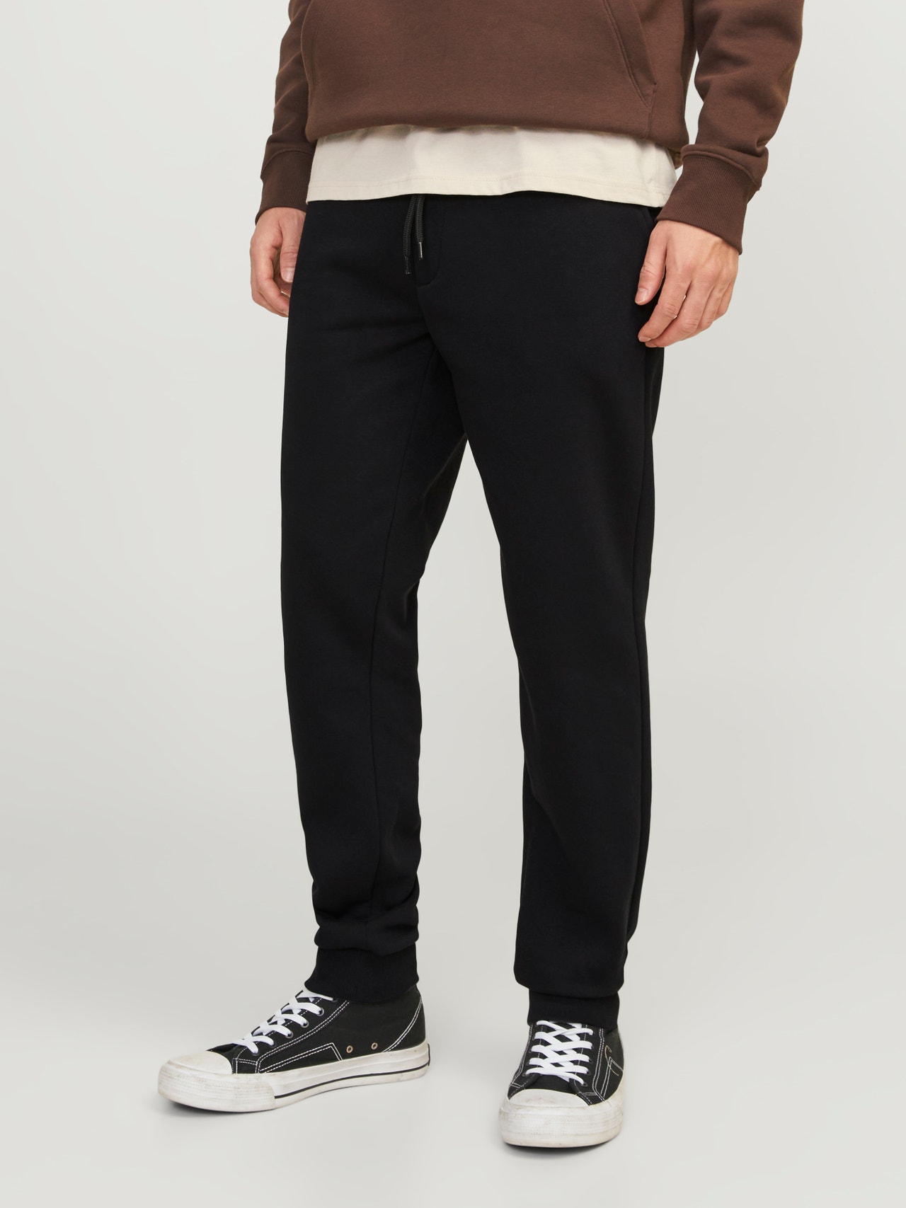 Jack & Jones Παντελόνι Regular Fit Φόρμα -Black - 12195726