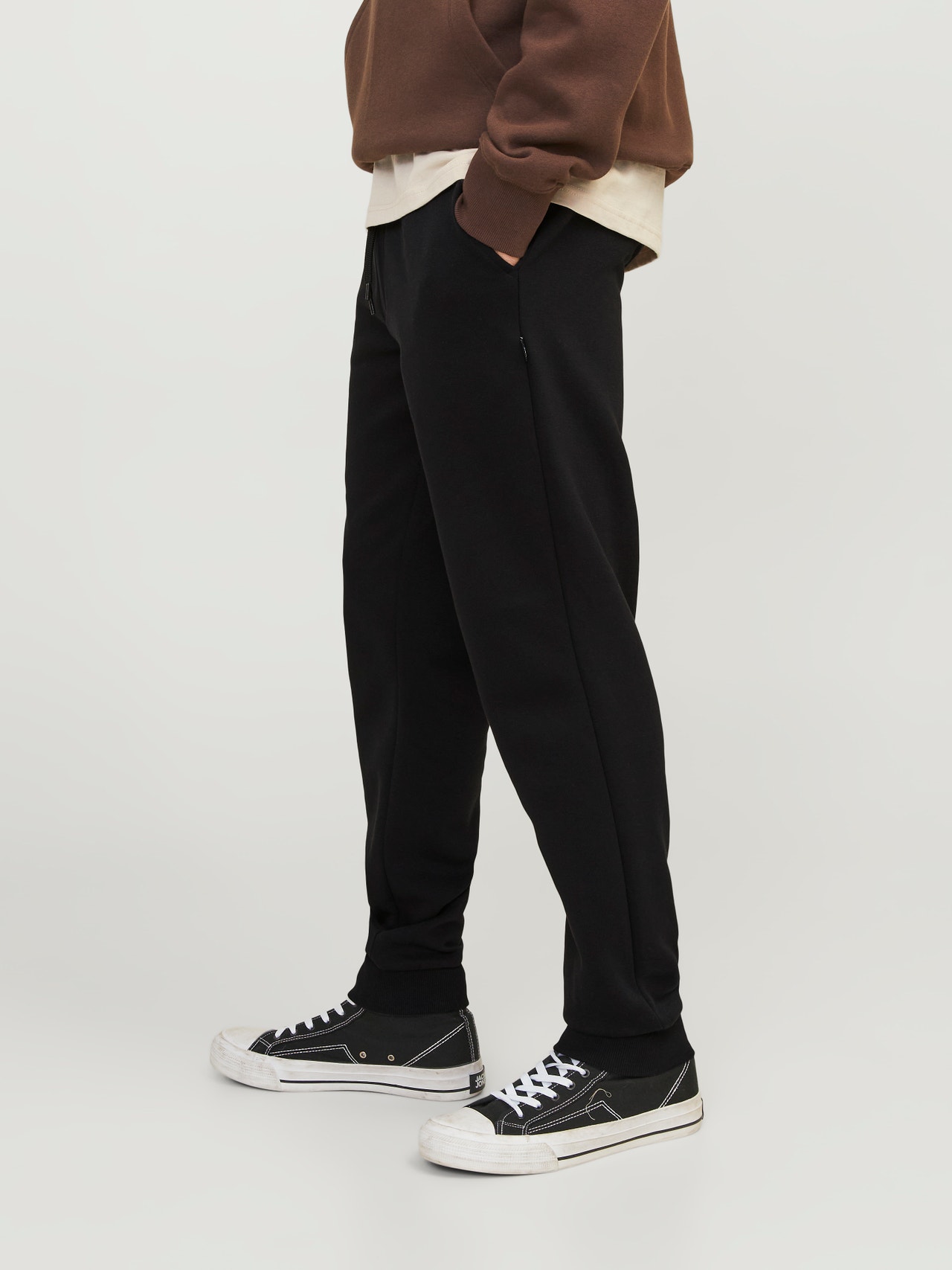 Jack & Jones Παντελόνι Regular Fit Φόρμα -Black - 12195726