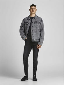 Jack & Jones JJIPETE JJORIGINAL NA 197 SN Skinny tapered fit jeans -Black Denim - 12196684