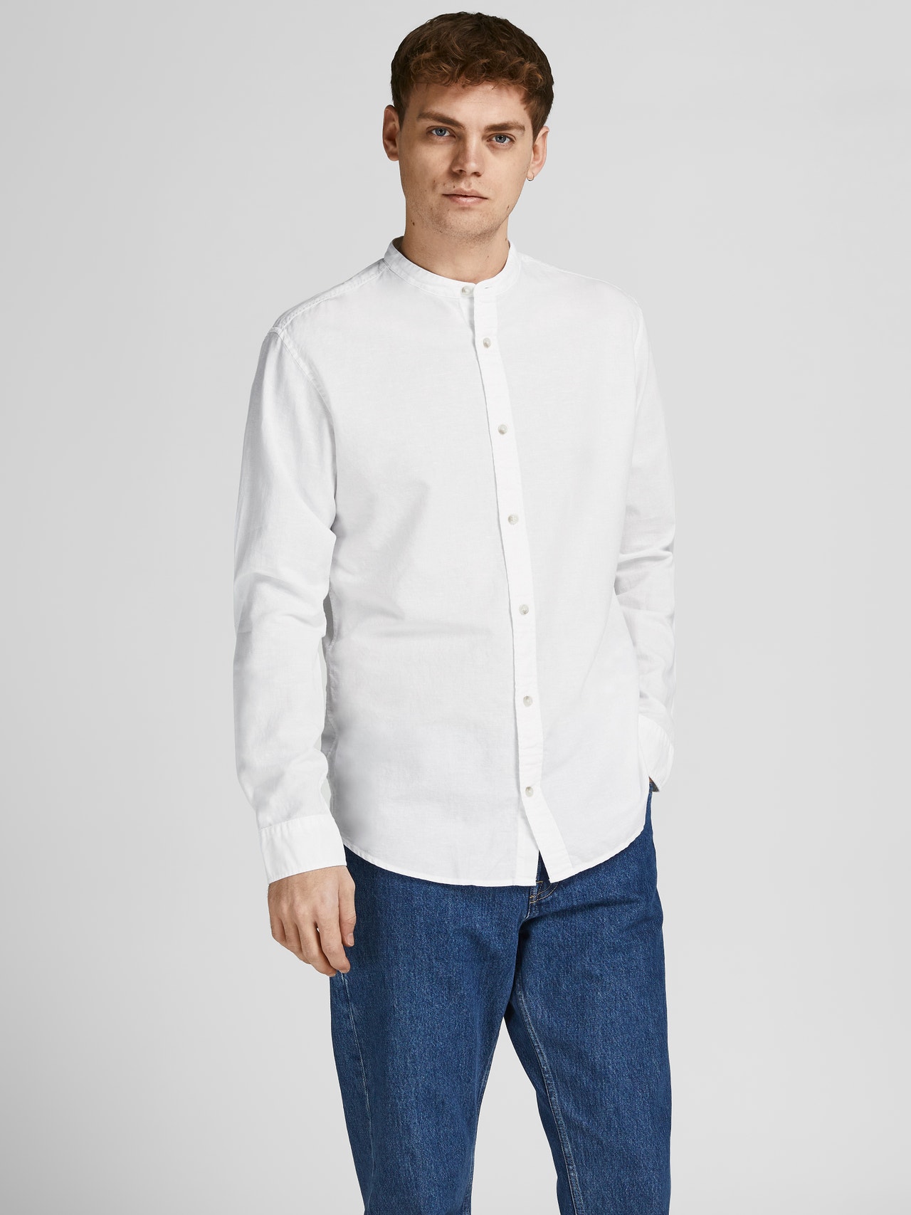 Jack & Jones Camicia casual Slim Fit -White - 12196820