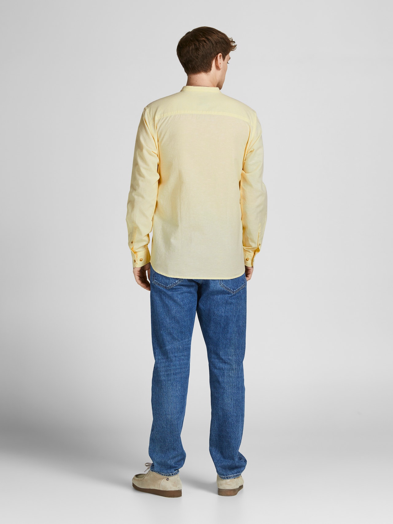 Jack & Jones Slim Fit Casual shirt -Mellow Yellow - 12196820
