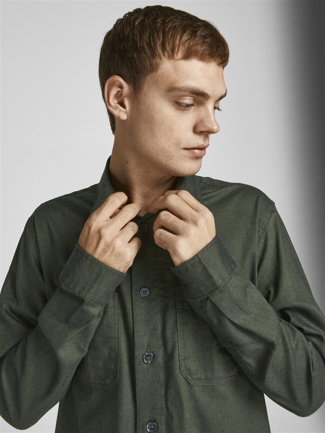 Jack & Jones Chemise à boutons Comfort Fit -Olive Night - 12196945