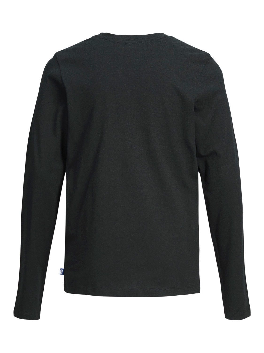 Jack & Jones Ensfarvet T-shirt Til drenge -Black - 12197050