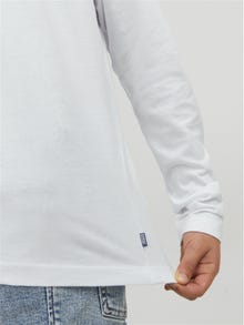 Jack & Jones Ühevärviline T-shirt For boys -White - 12197050