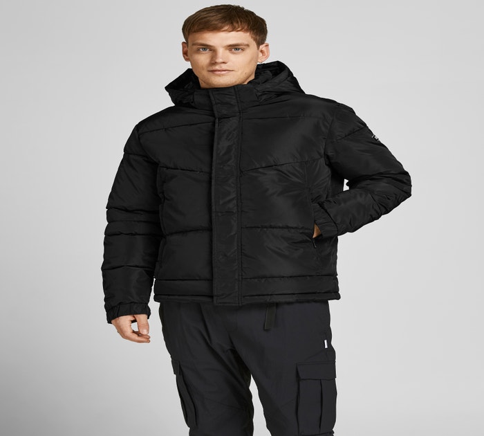 Short hooded Puffer Jacket with 50% discount! | Jack & Jones®