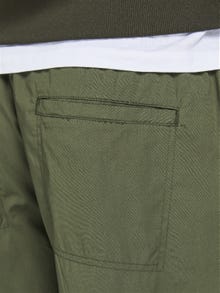 Wide Fit Cargo trousers, Dark Green