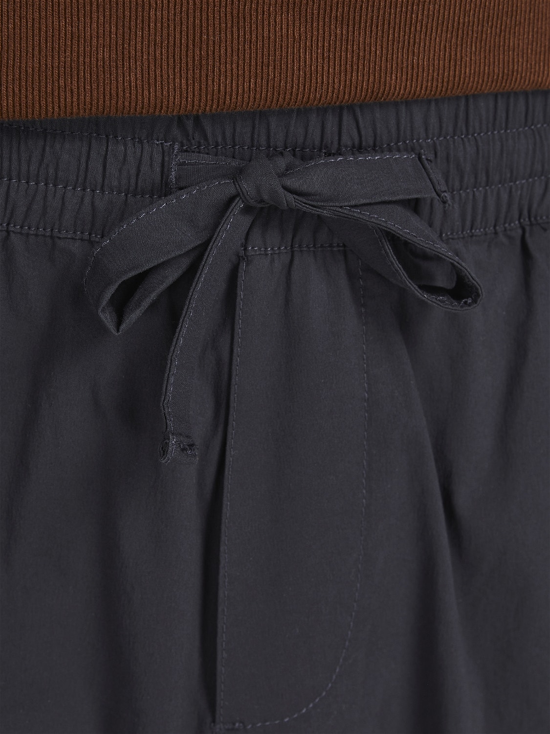 Jack & Jones Wide Fit Spodnie bojówki -Dark Navy - 12197977