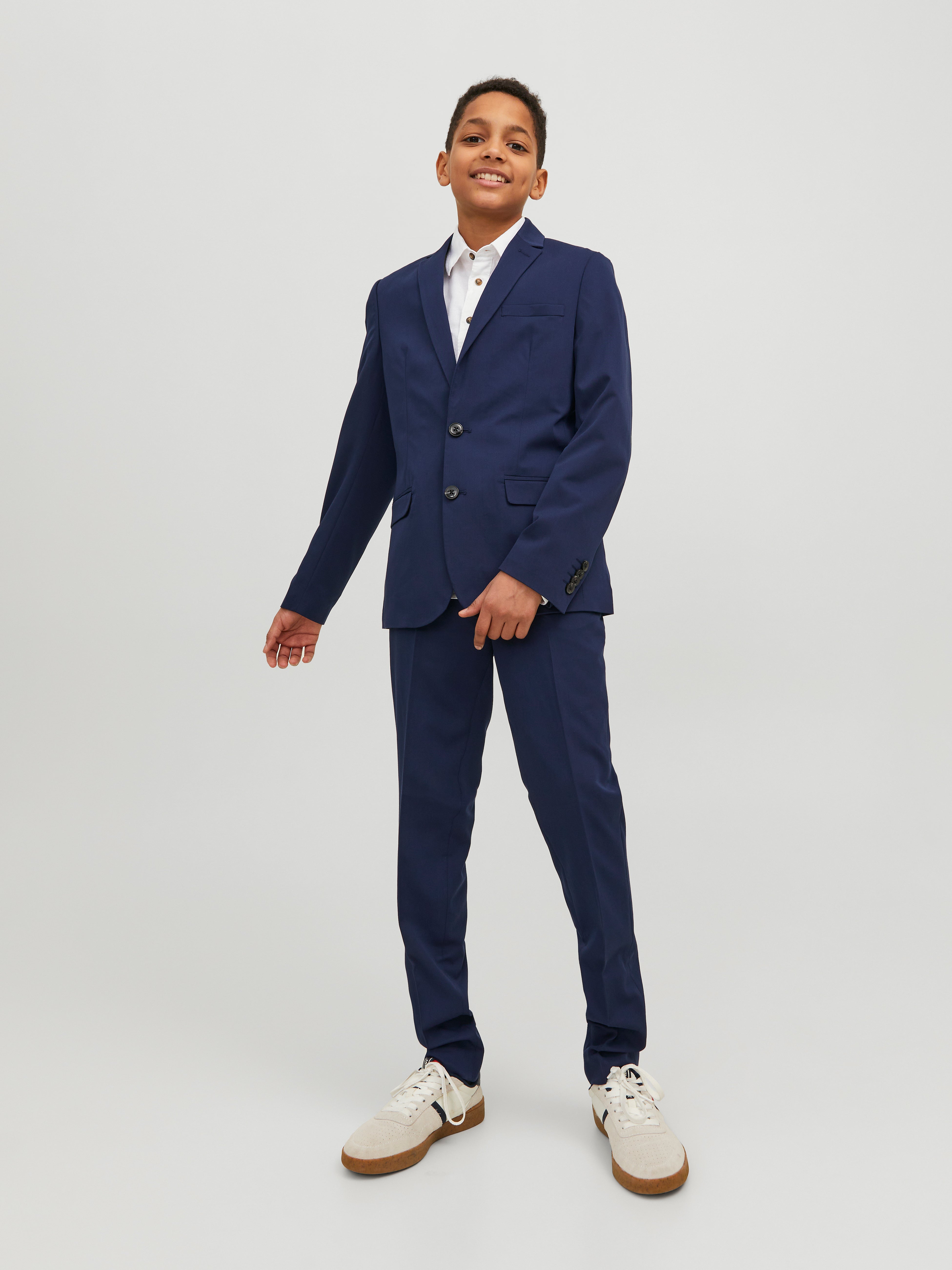Jack Jones Pantalon Costume Garçon Jack \u0026 Jones - Noir - Taille 164 - Style  élégant Vêtement Formel Enfant, image size:3902x5203