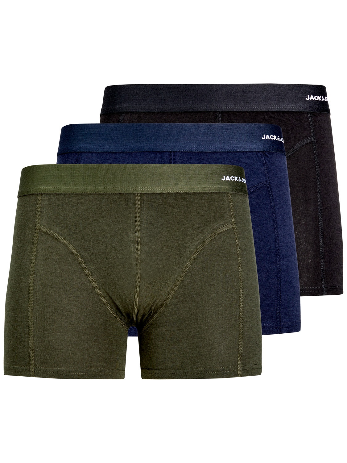 Jack & Jones 3-pack Trunks -Forest Night - 12198852