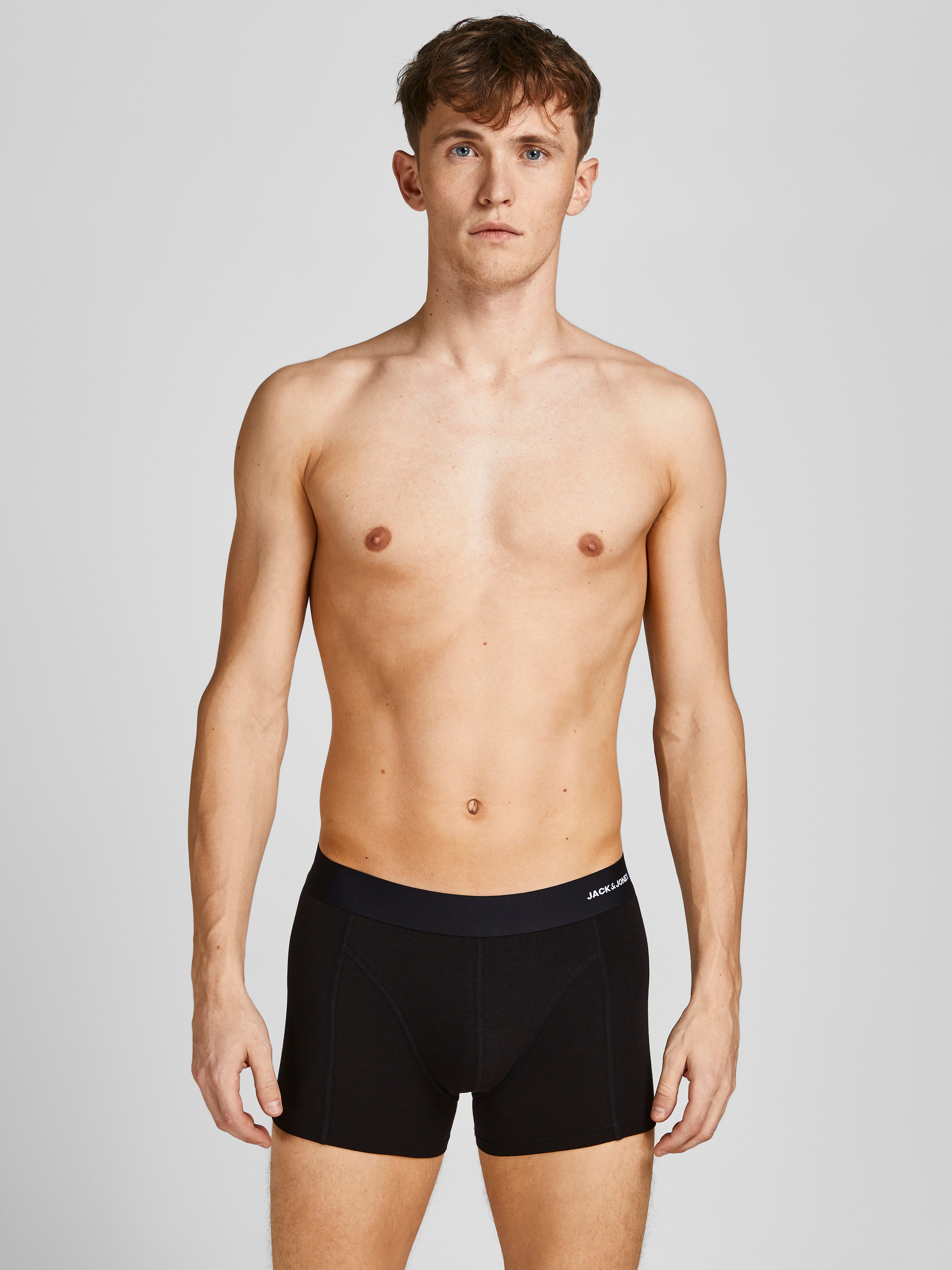 Jack & Jones Boxer Uomo - Confezione Da 5 Mutande Colorate In Cotone Ed Elastan, Vestibilità Comoda, Taglia 33L