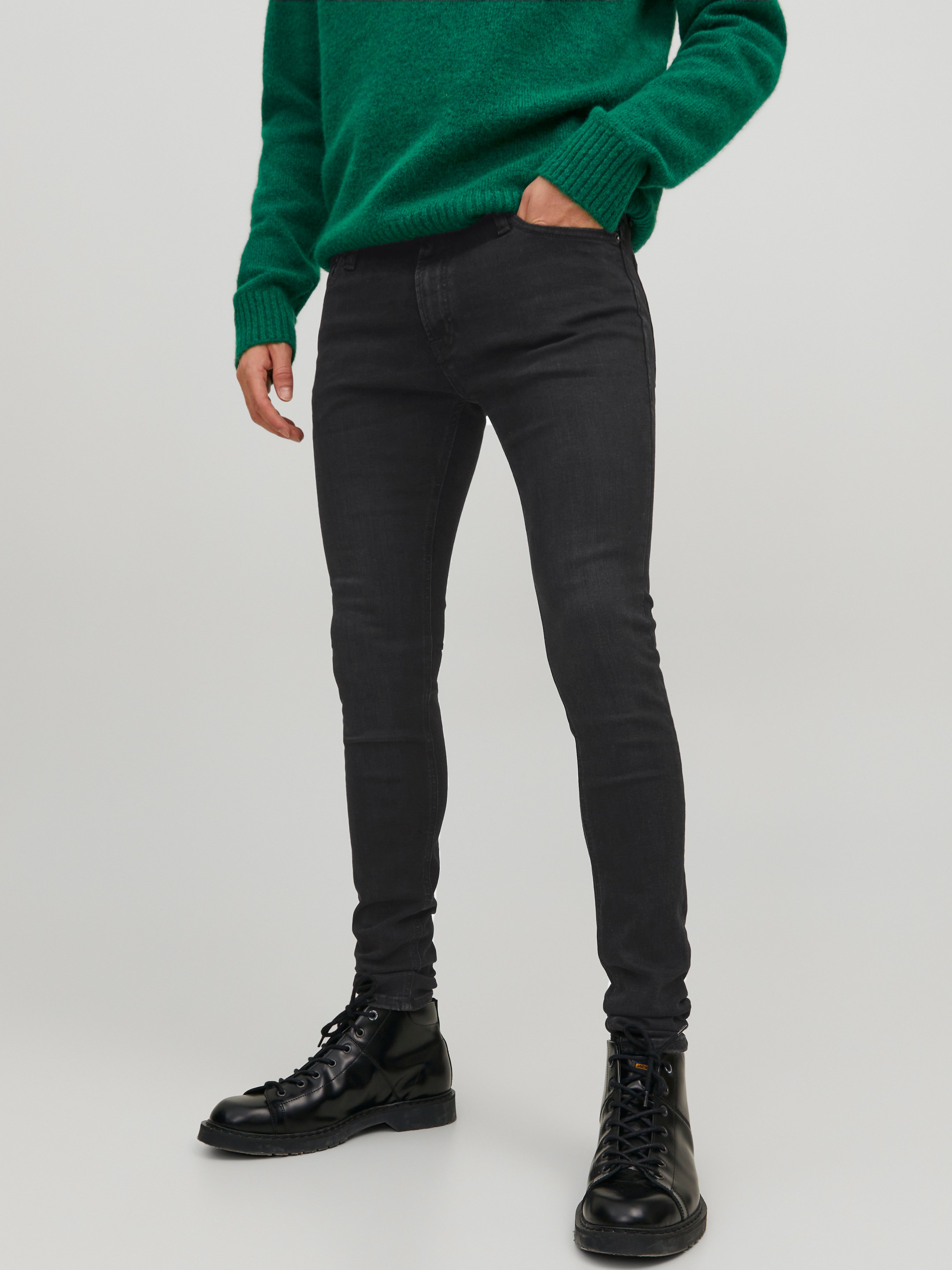 Jack & Jones JJITOM JJORIGINAL AM 809 Spray on fit jeans - 12198923