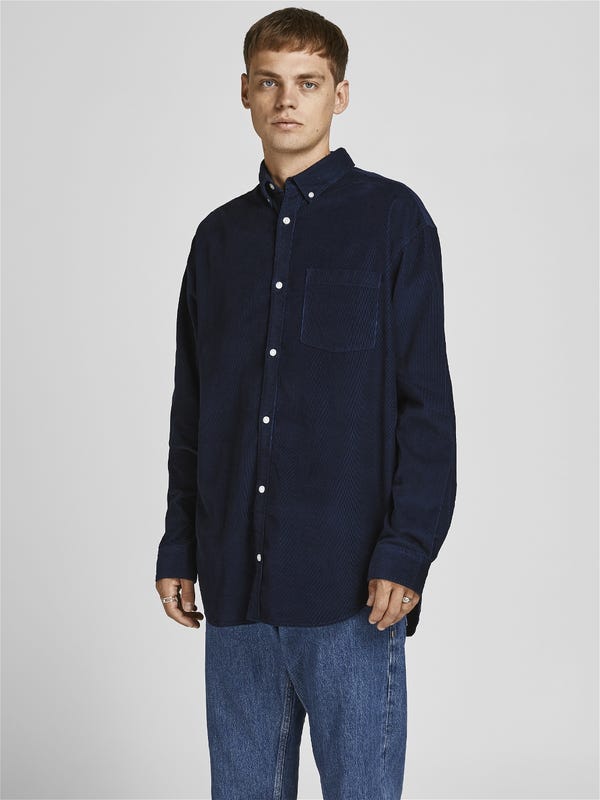 Mosterd groen corduroy overhemd - Heren | Sissy-Boy Mosterd groen corduroy overhemd - Heren | Sissy-Boy