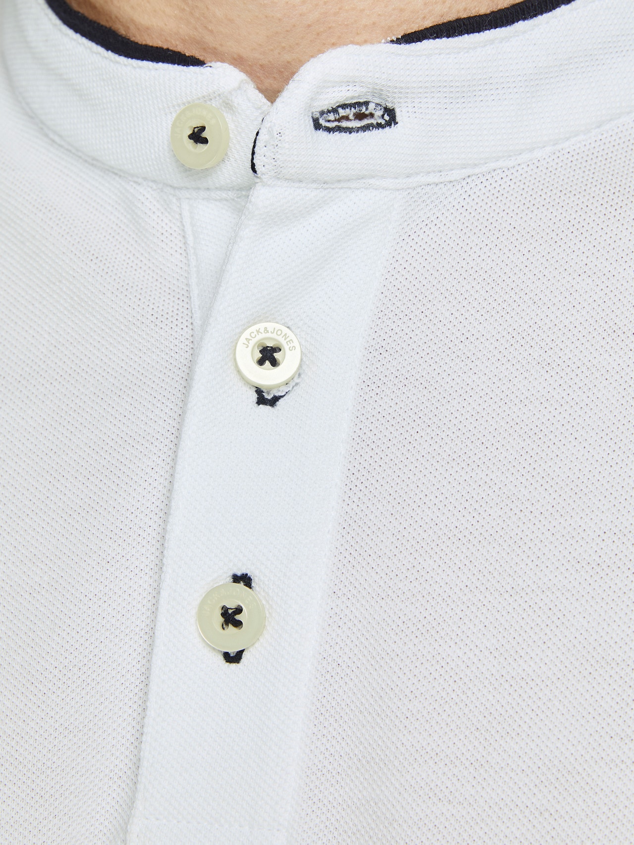 Jack & Jones Ensfarvet Polo T-shirt -White - 12199711